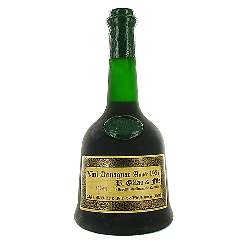 1927 Gelas Bas Armagnac 750mL