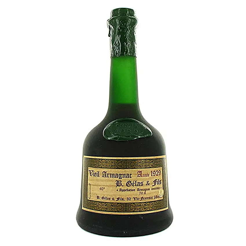 1929 Gelas Bas Armagnac 750mL