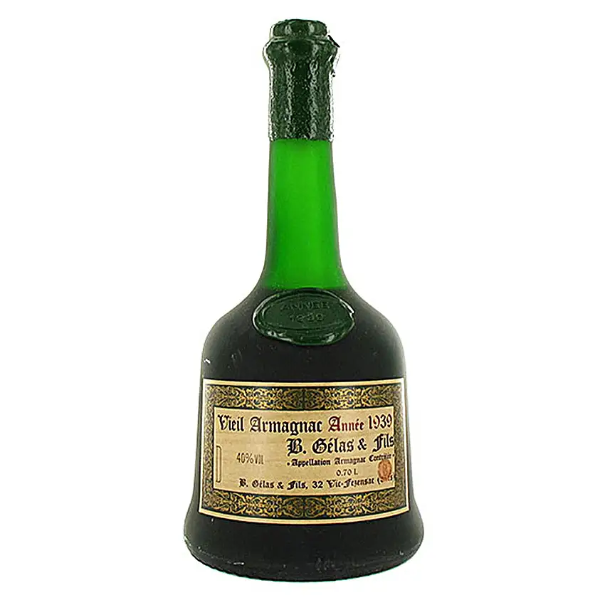 1939 Gelas Bas Armagnac 750mL