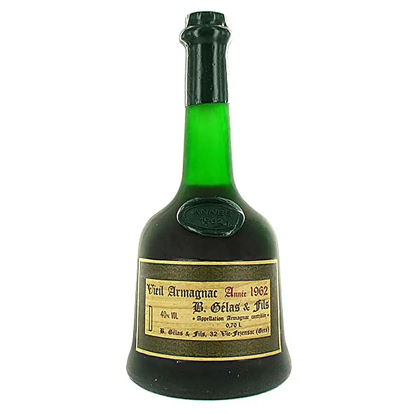 1962 Gelas Bas Armagnac 750mL