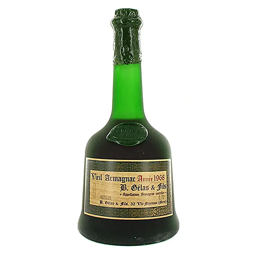 1968 Gelas Bas Armagnac 750mL
