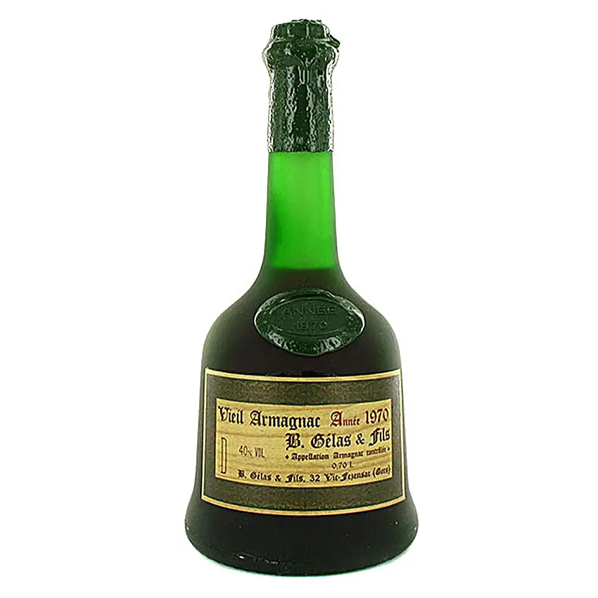 1970 Gelas Bas Armagnac 750mL