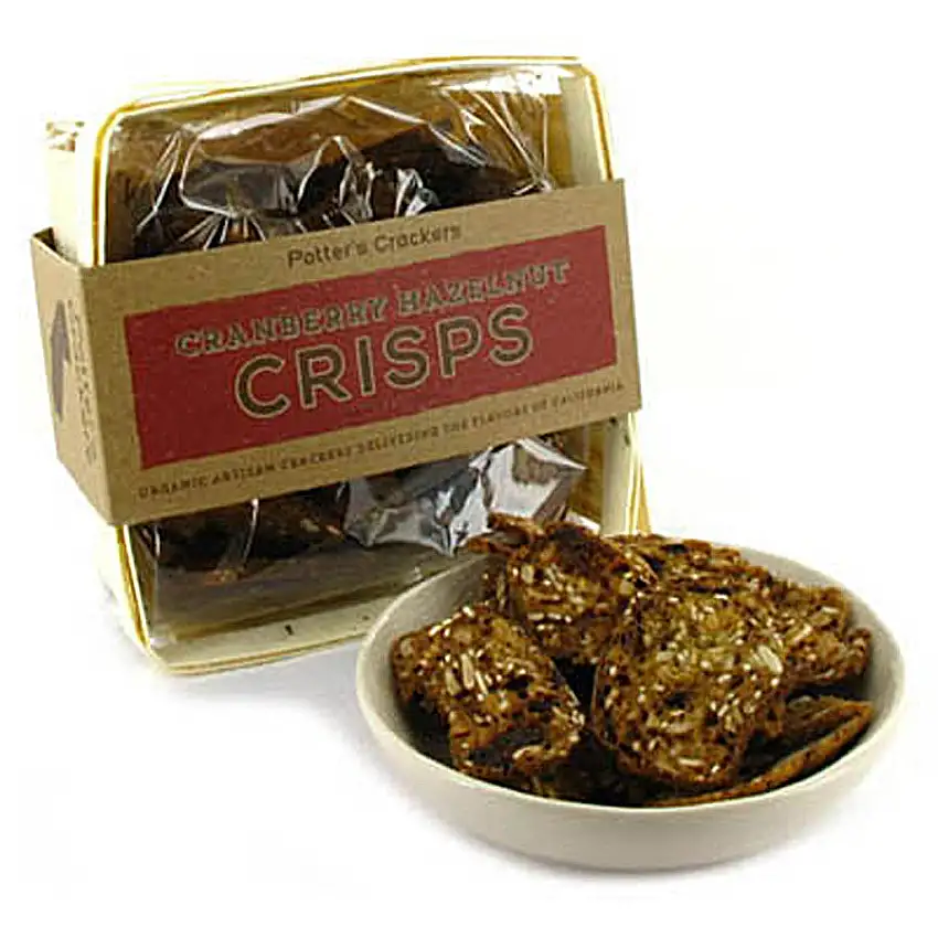 Potter's Crisps Cranberry Hazelnut