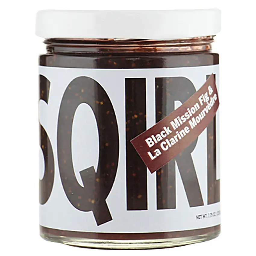 Sqirl Black Mission Fig & La Clarine Mourvedre Wine