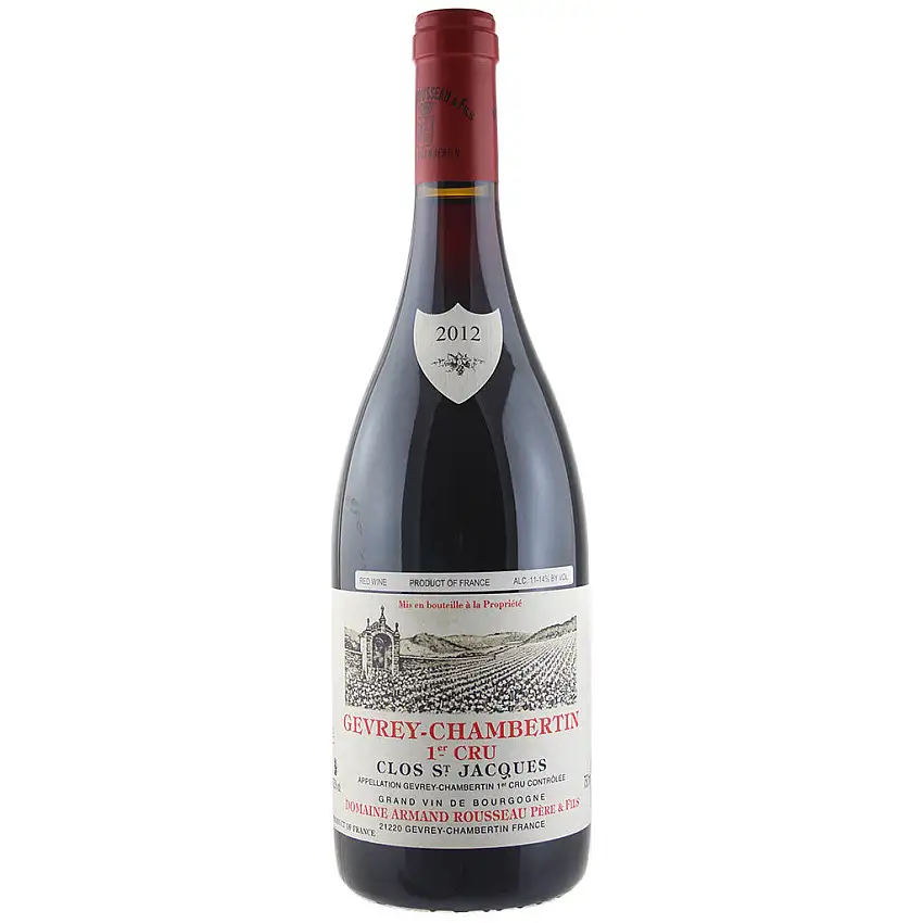 2012 Rousseau Gevrey Chambertin Clos St Jacques 750mL