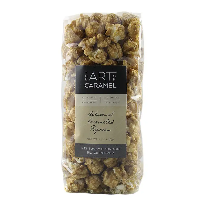 The Art of Caramel Kentucky Bourbon Black Pepper Popcorn 4 oz