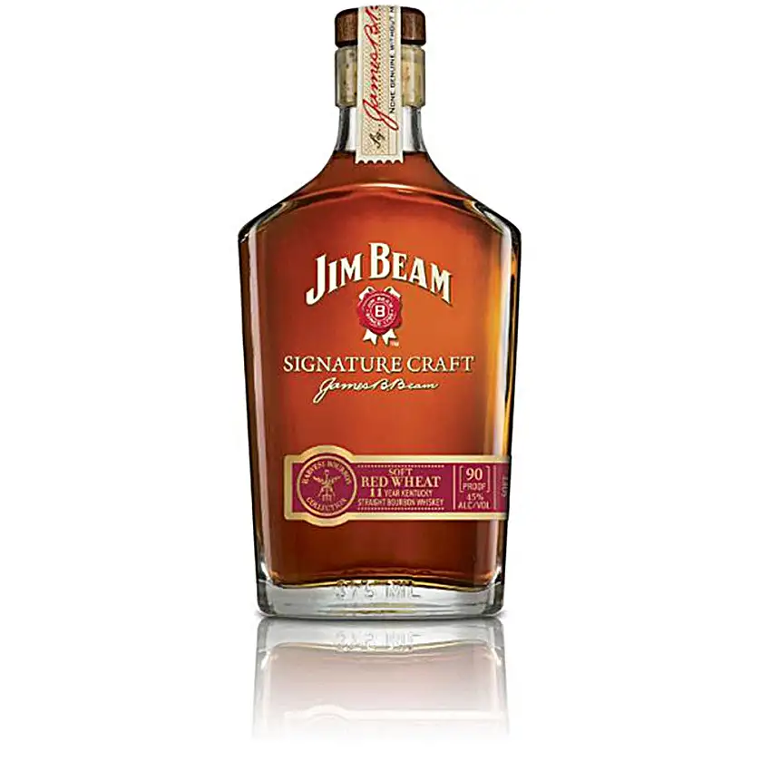 NV Jim Beam Signature Craft 11 year Soft Red Wheat Bourbon Whiskey 375mL