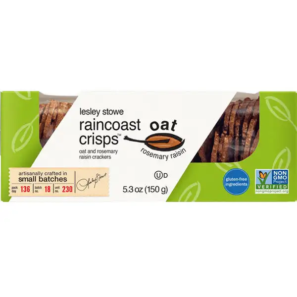 Raincoast GF Rosemary Raisin Crisps Almond Flour