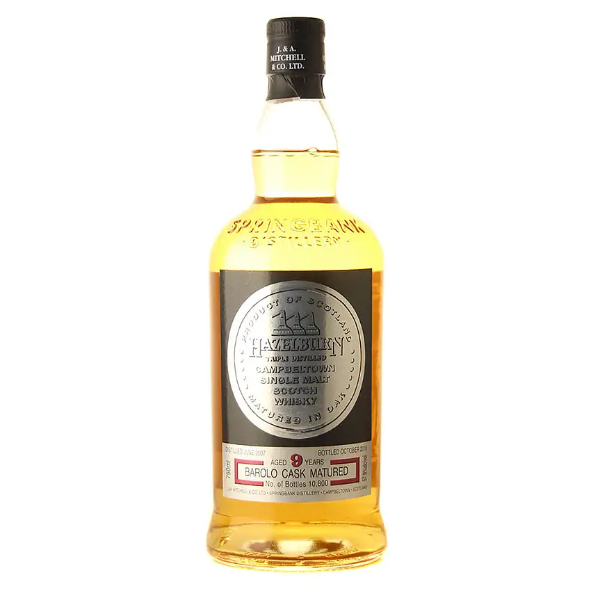 Hazelburn 9 year Barolo Cask Strength Single Malt Scotch Whisky (115.8 proof) 750mL
