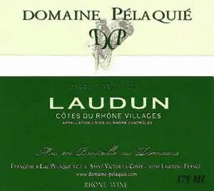 Domaine Pelaquie Côtes du Rhône Villages Laudun Blanc 750ml