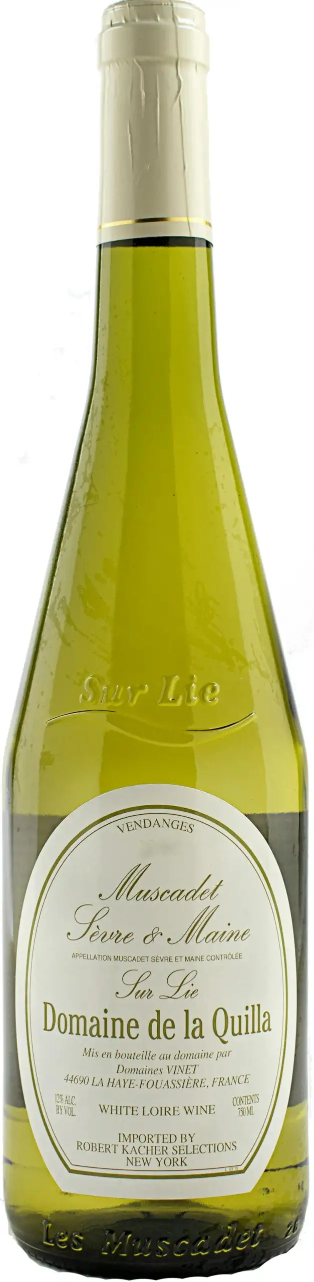 Domaine de la Quilla Muscadet Sevre et Maine Sur Lie 750ml