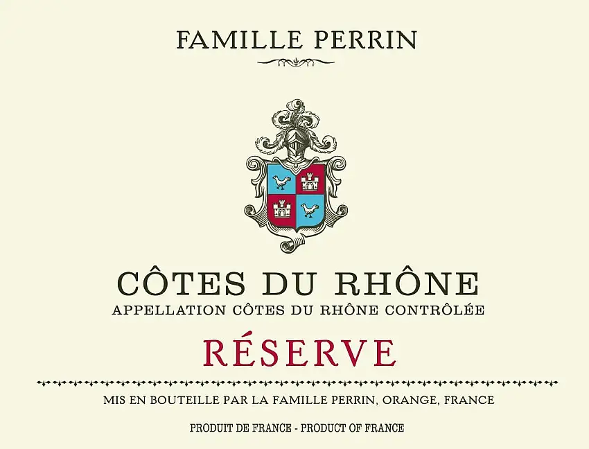 Famille Perrin Côtes du Rhône Réserve Rouge 375ml
