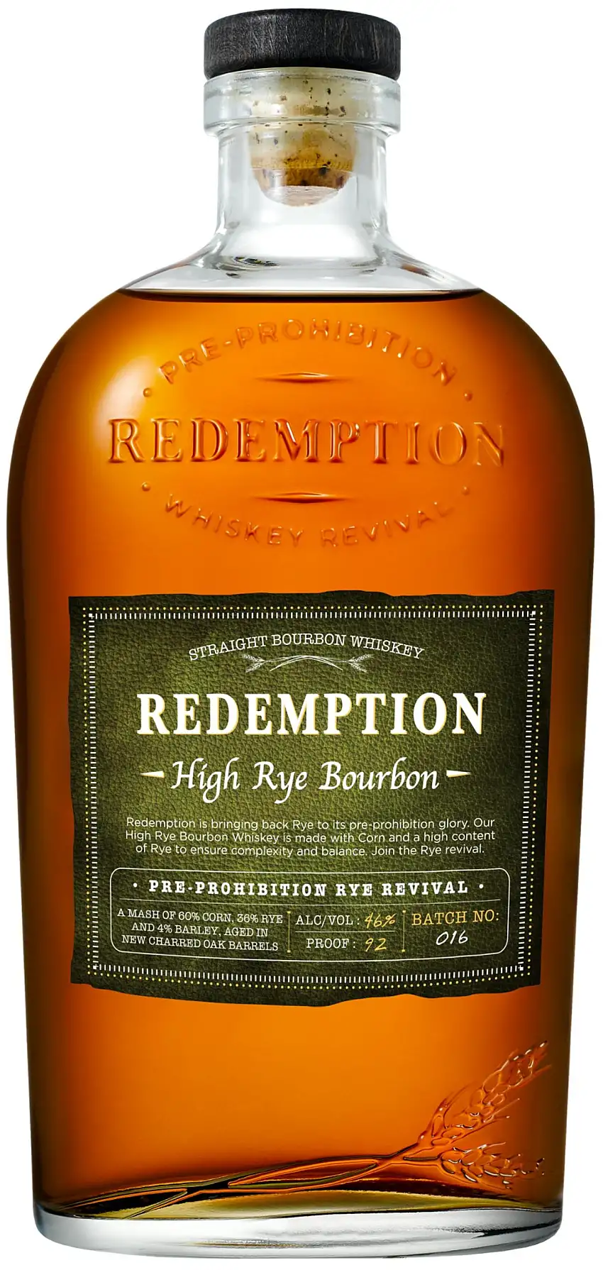Redemption High-Rye Bourbon 750ml