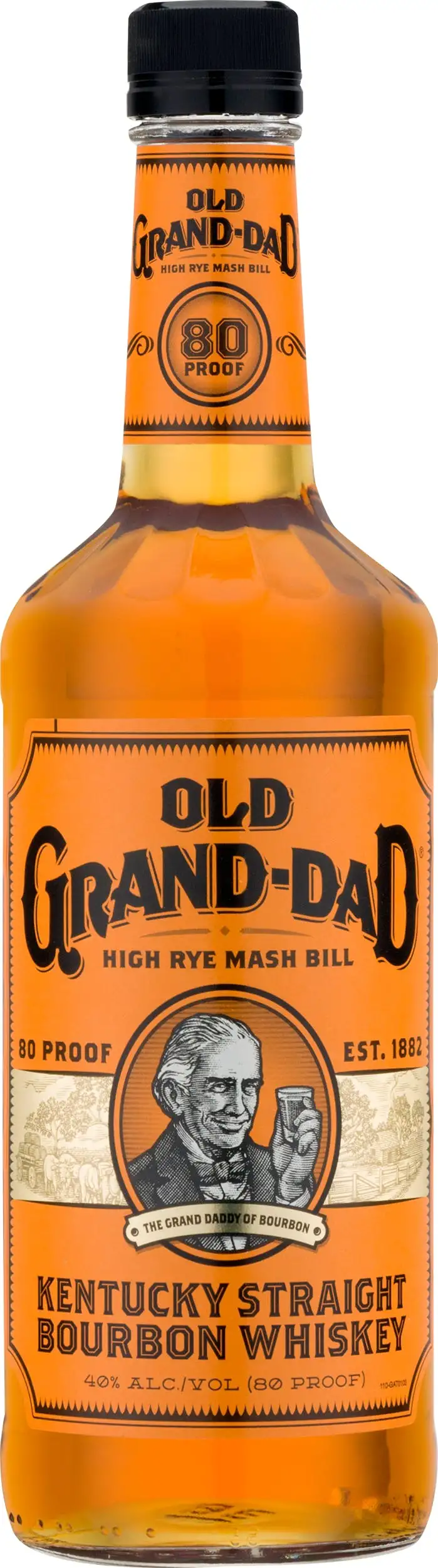 Old Grand-Dad Kentucky Straight Bourbon Whiskey 80 Proof 750ml