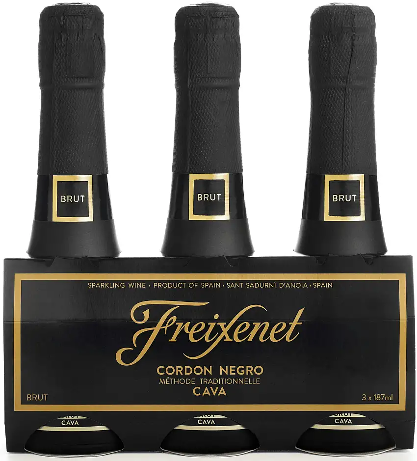 Freixenet Cordon Negro Brut 3 pack 187ml