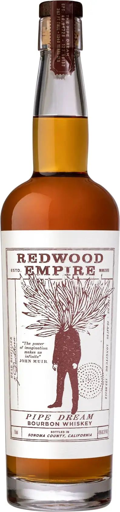 Redwood Empire Pipe Dream Bourbon Whiskey 750ml