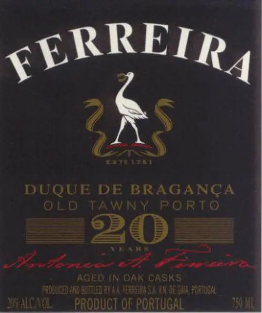 Ferreira Duque de Braganca Tawny Port 20 year old 750ml