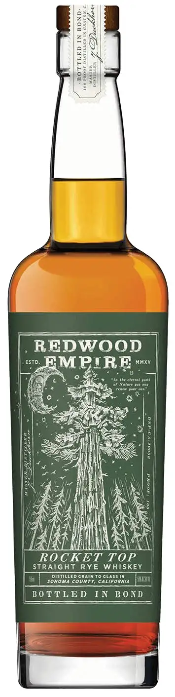 Redwood Empire Rocket Top Straight Rye Whiskey 750ml