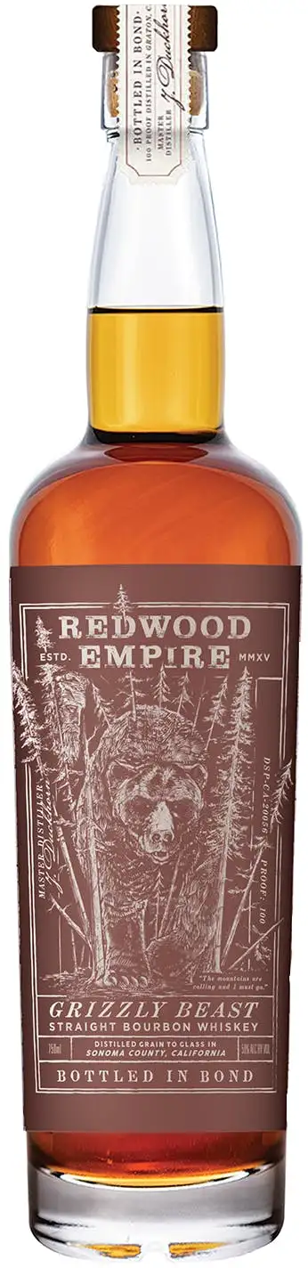 Redwood Empire Grizzly Beast Straight Bourbon Whiskey 750ml