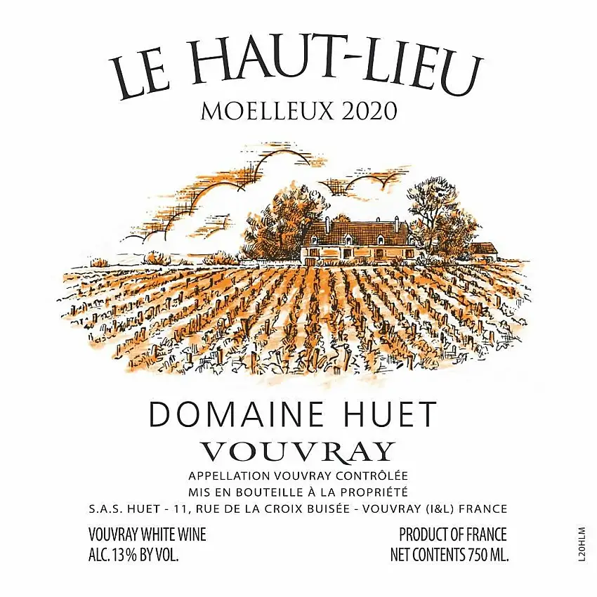 Domaine Huet Vouvray Le Haut-Lieu Moelleux 2020 750ml