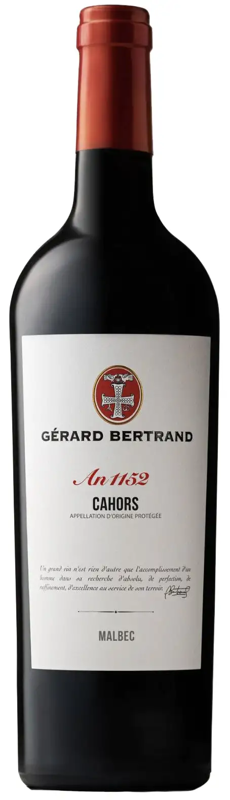 Gérard Bertrand An 1152 Cahors Malbec 2020 750ml