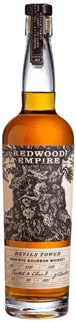 Redwood Empire Devil's Tower High Rye Bourbon 750ml