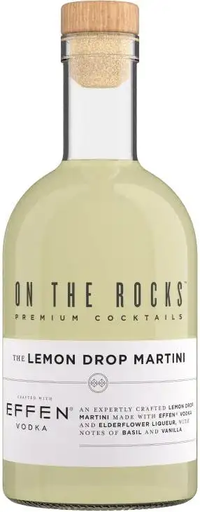 On The Rocks Premium Cocktails The Lemon Drop Martini 375ml