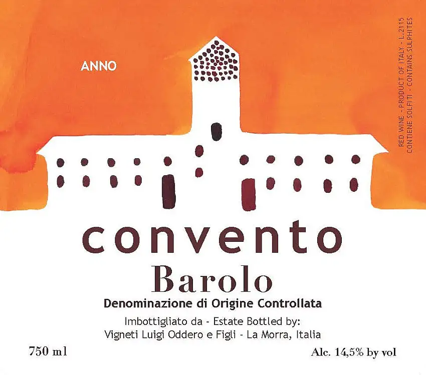 Figli Luigi Oddero Barolo Convento 2017 750ml
