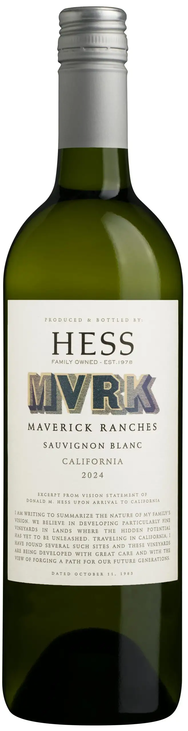 Hess Maverick Ranches Sauvignon Blanc 2024 750ml