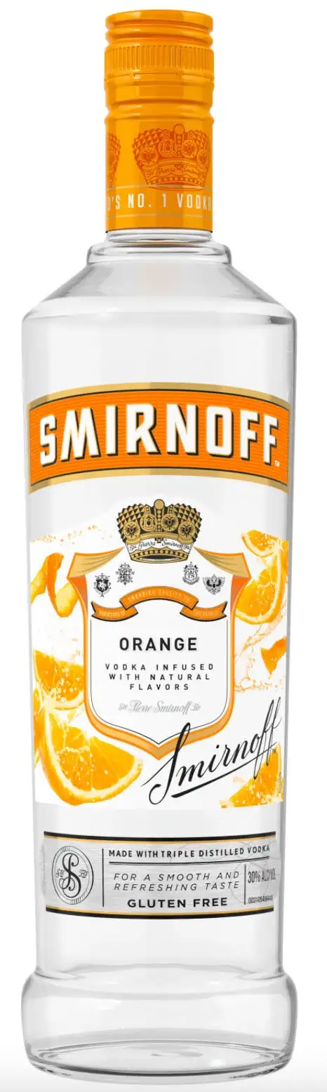 Smirnoff Orange Vodka 750ml