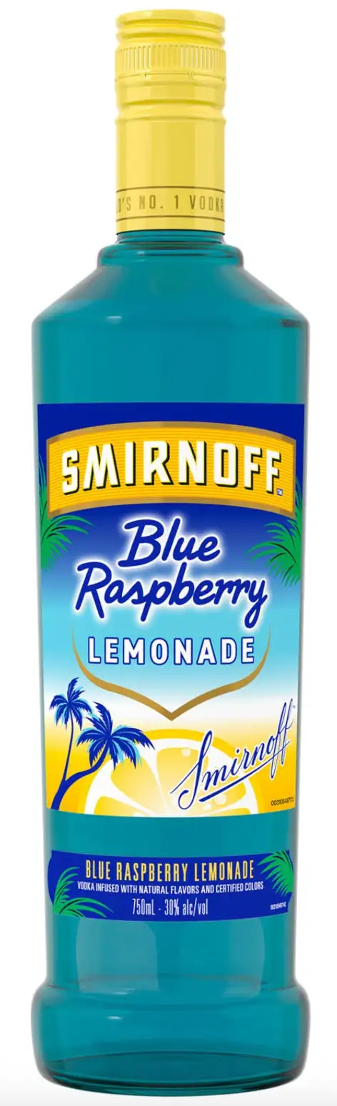 Smirnoff Blue Raspberry Lemonade Vodka 750ml