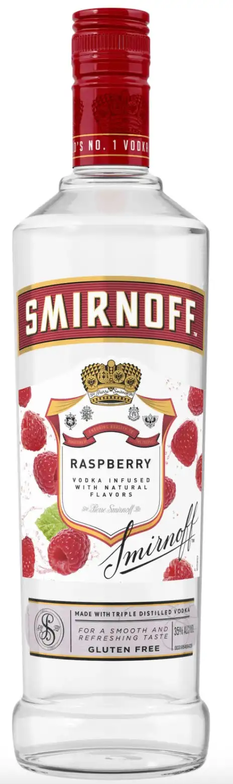 Smirnoff Raspberry Vodka 750ml