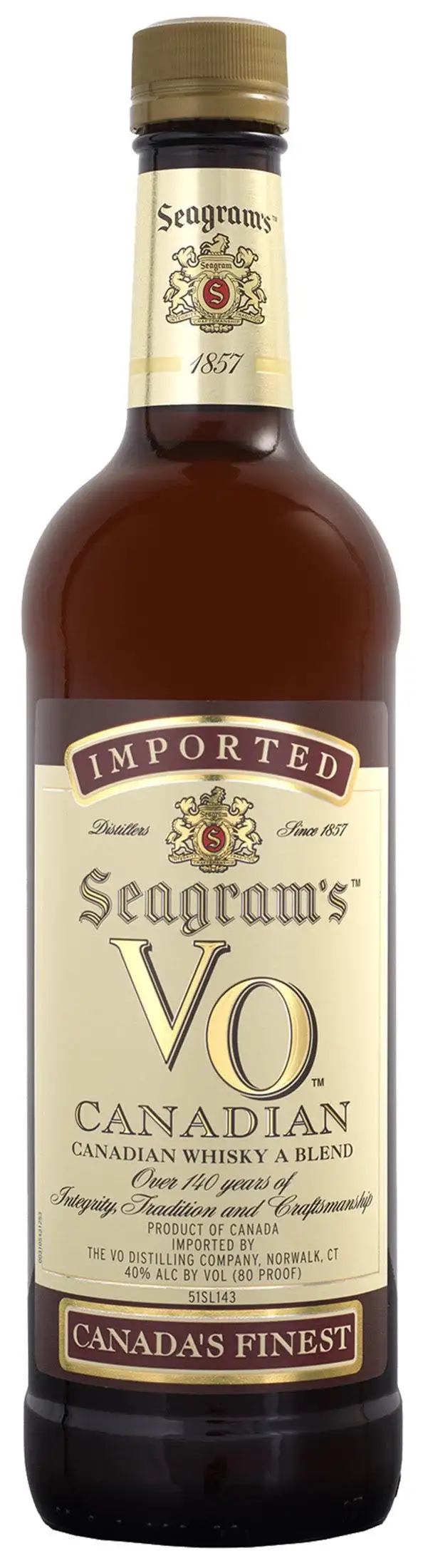 Seagram's VO Blended Canadian Whisky 750ml