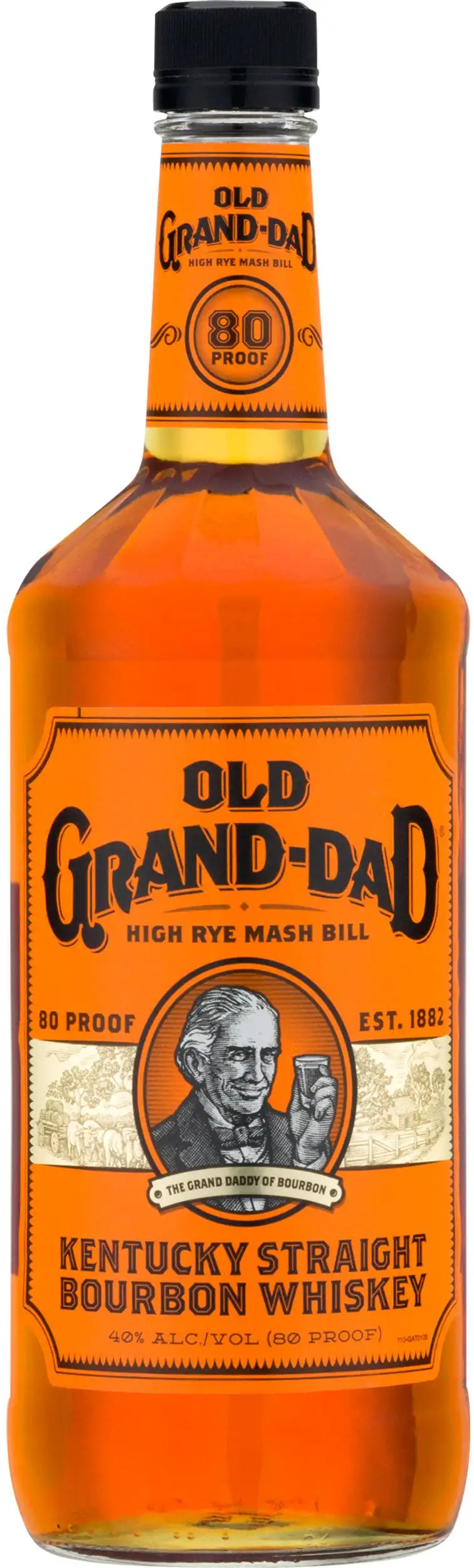 Old Grand-Dad Kentucky Straight Bourbon Whiskey 1L