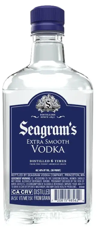 Seagram's Vodka 375ml Plastic Bottle