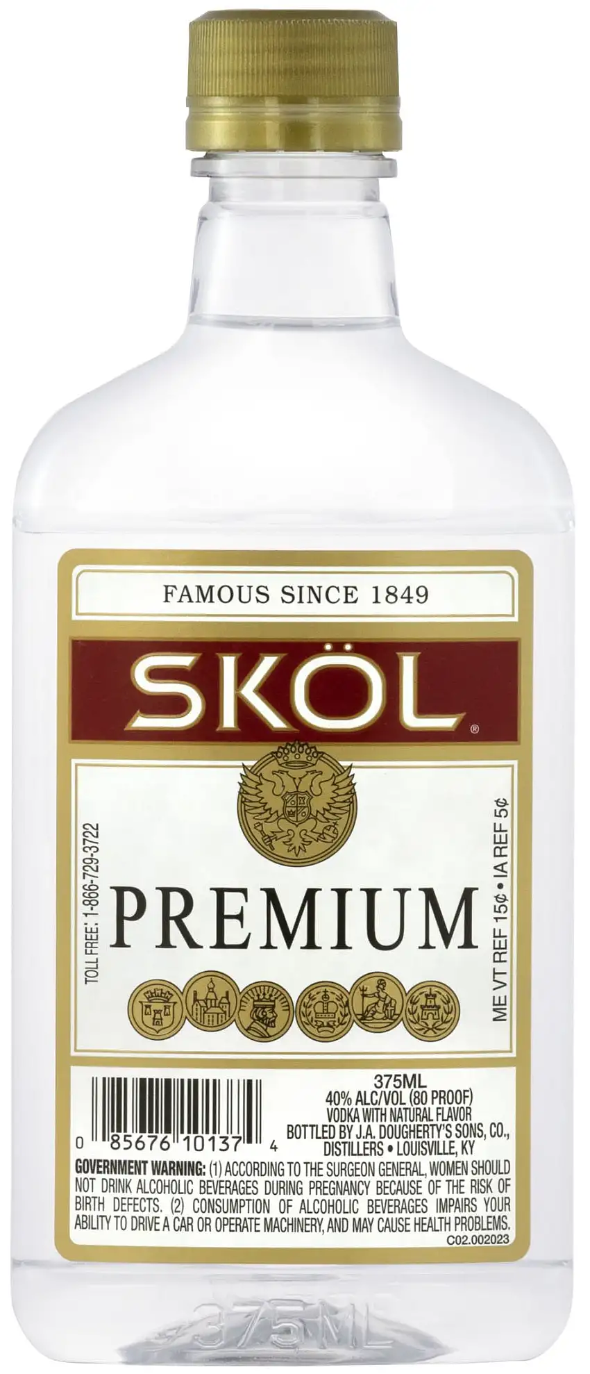 Skol Vodka 375ml Plastic Bottle
