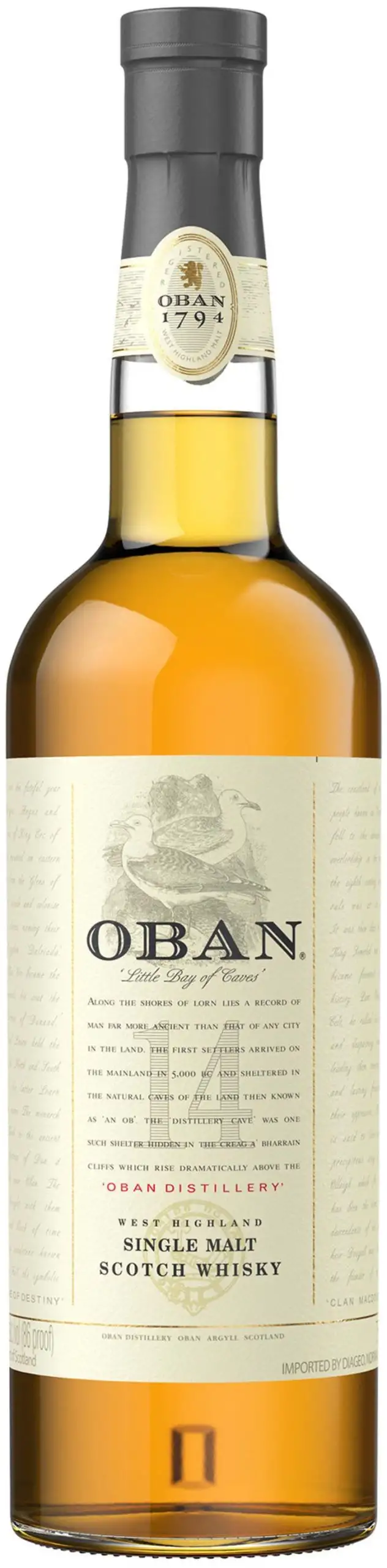 Oban Single Malt Scotch Whisky 14 year old 750ml