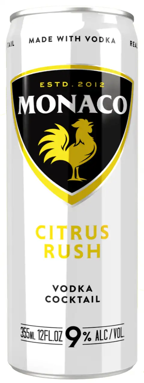 Monaco Citrus Rush Vodka Cocktail 200ml Can