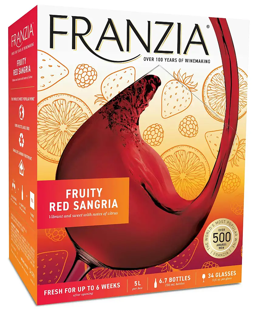 Franzia Fruity Red Sangria 5L Box