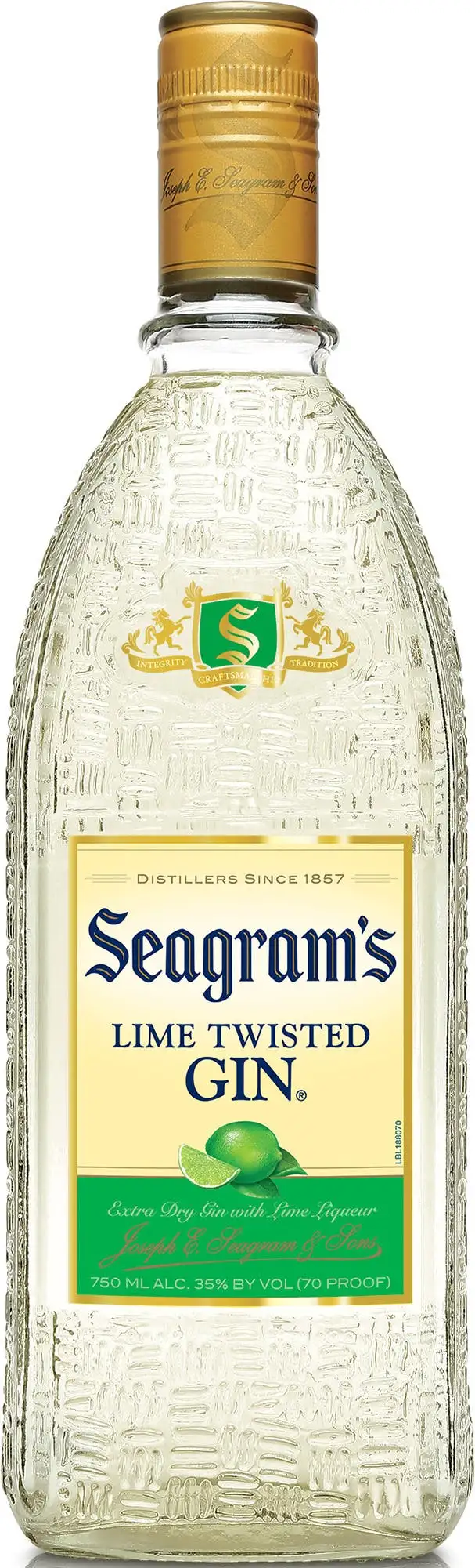 Seagram's Lime Twisted Gin 750ml
