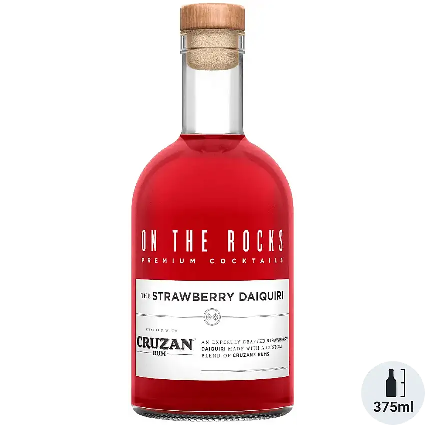 On The Rocks Premium Cocktails The Strawberry Daiquiri 375ml