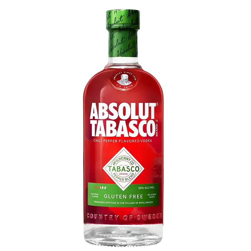 Absolut Tabasco Chili Pepper Flavored Vodka 750 ML