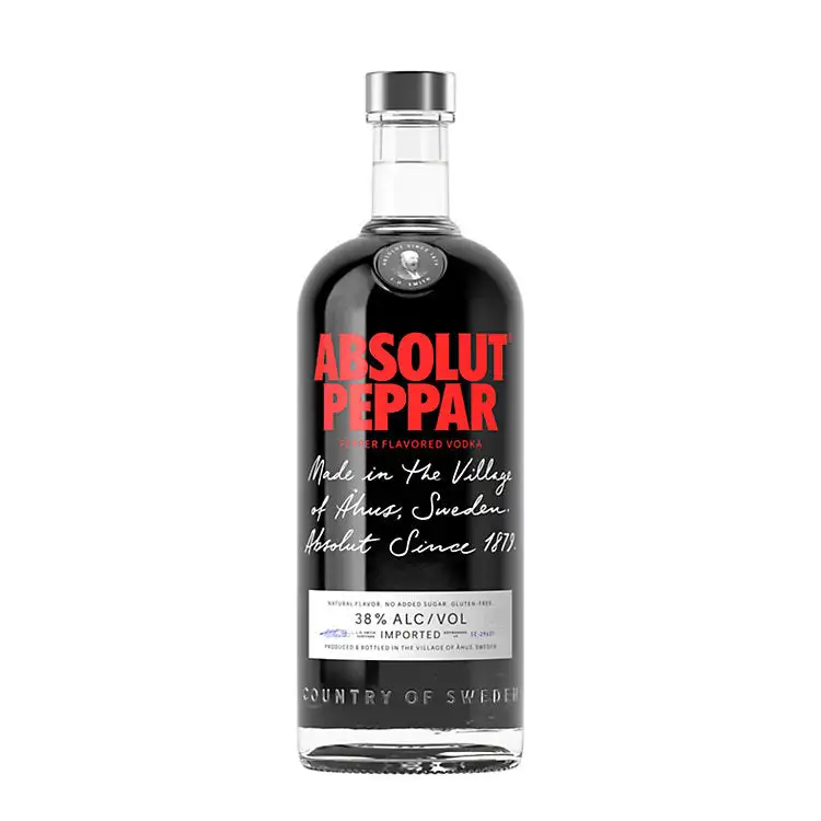 Absolut Peppar Flavored Vodka 76 1 L