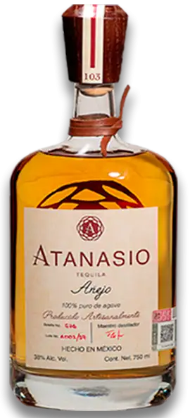 Atanasio Tequila Añejo - 750ml Bottle