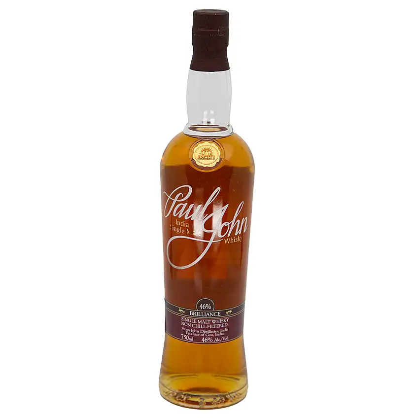 Paul John Brilliance Single Malt Indian Whisky 750mL