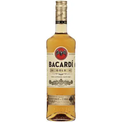 Bacardi Gold Rum 80 750ML - 750ml Bottle