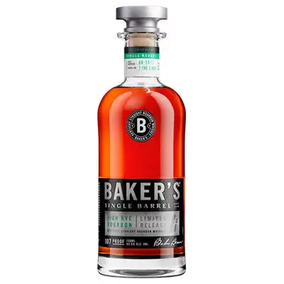 Baker'S Straight Bourbon Single Barrel High Rye Bourbon Limited Release 7 Yr 107 750ML - 750ml Bottle