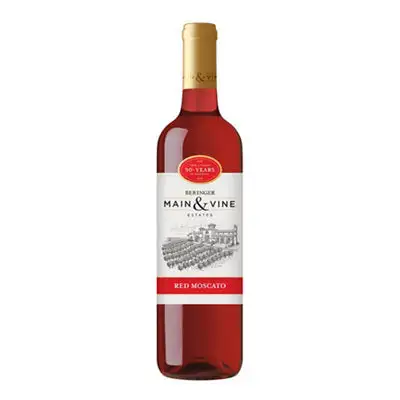 Beringer Main & Vine Red Moscato California 750ML - 750ml Bottle