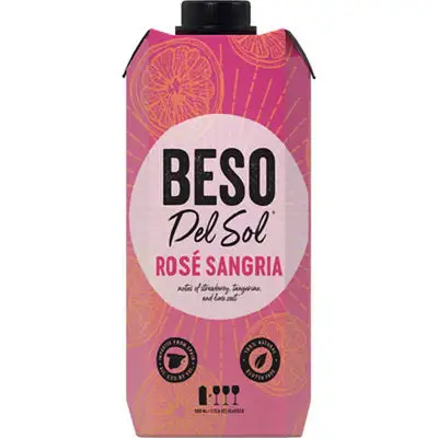 Beso Del Sol Pink Sangria 500ML - 500ml Bottle