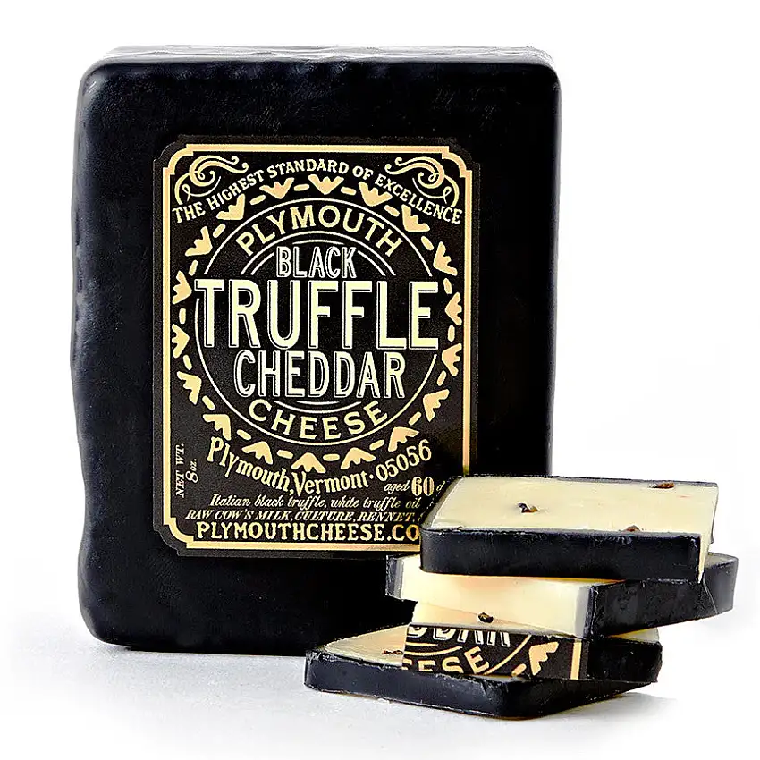 Plymouth Black Truffle Cheddar 8oz
